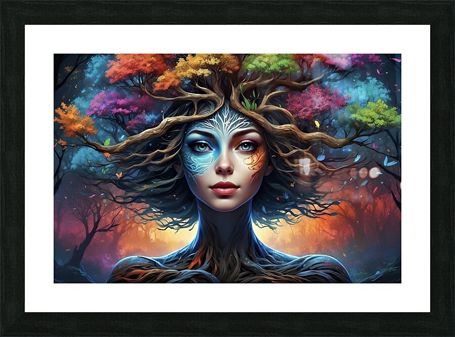  Art Imagination Coloring Picture Frame print