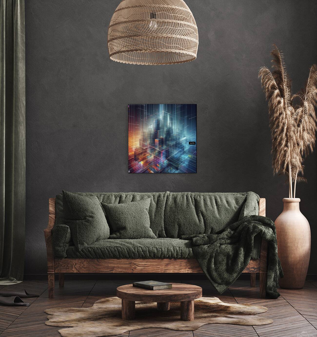 Geometric Abstract Art Reproduction