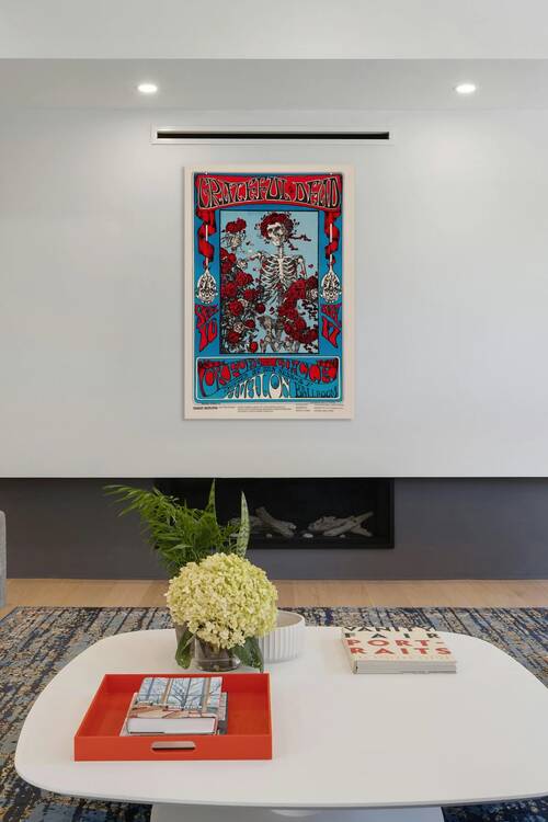 FD-26 Grateful Dead 1966 Skeleton & Roses Concert Poster by Back Stage Archives