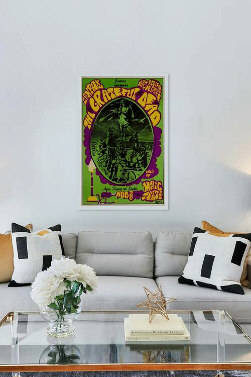 Grateful Dead 1969 Seattle WA Aqua Theater Concert Poster by Back Stage Archives