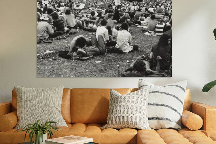 1969 Woodstock Festival 3 Days of Peace & Music Photo Print by Back Stage Archives