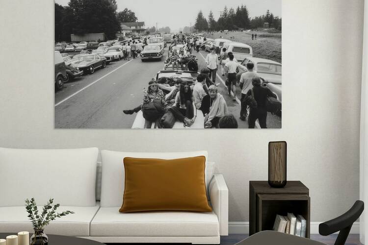 1969 Woodstock Festival 3 Days of Peace & Music Photo Print by Back Stage Archives