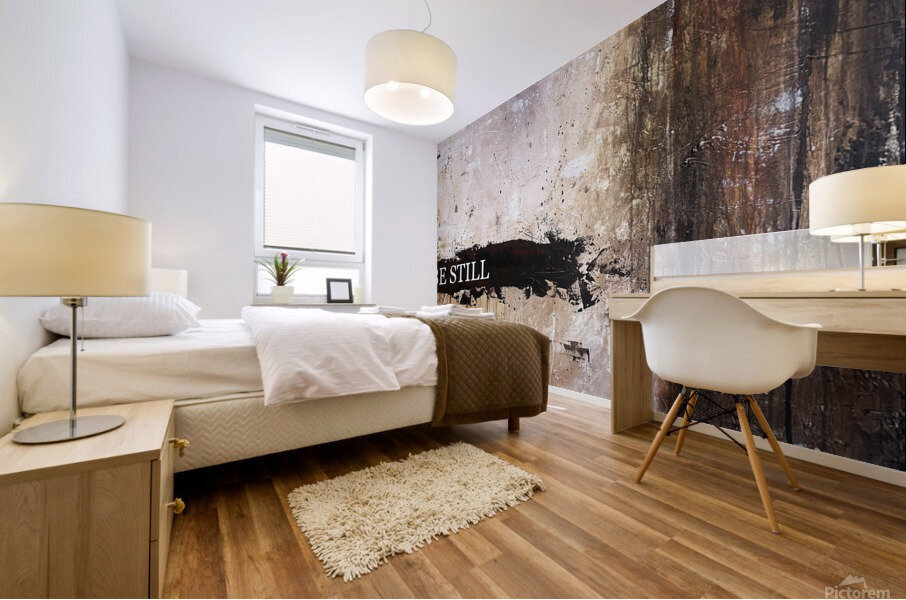 BE STILL Mural print