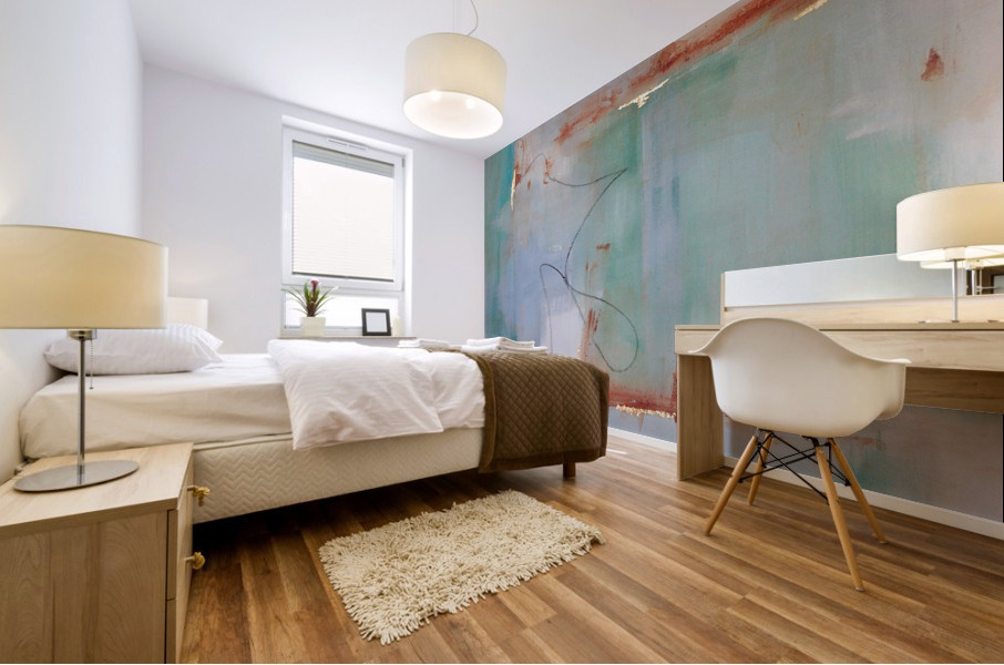 Green Rust Mural print