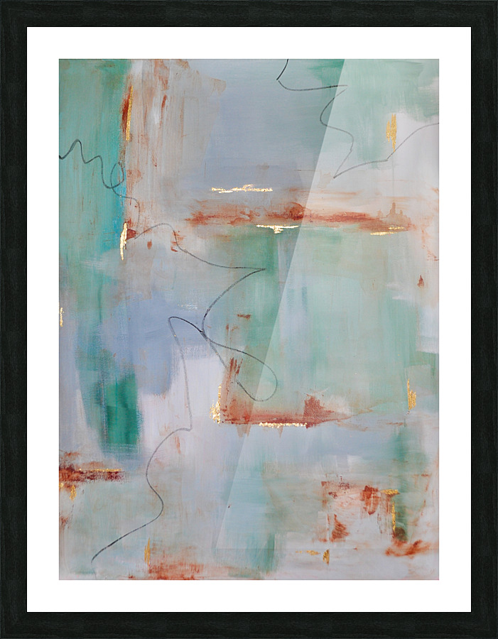Green Rust Picture Frame print