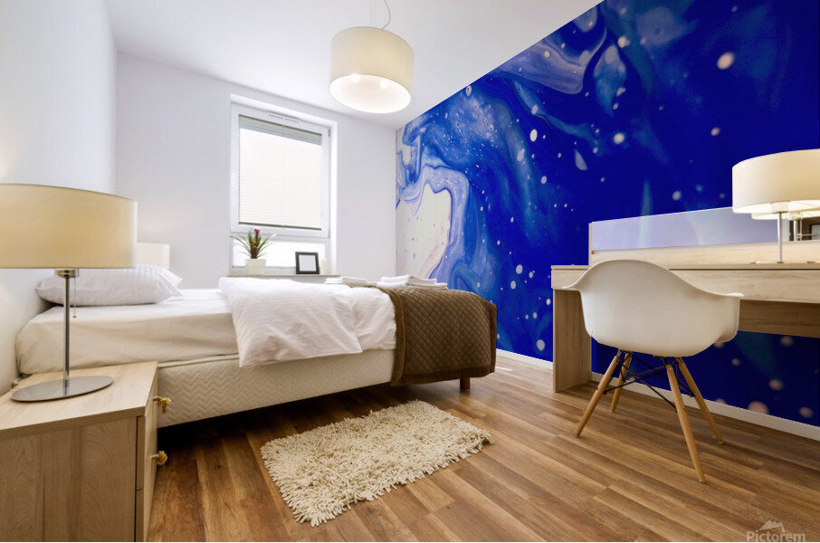 Blue Wave 2 Mural print