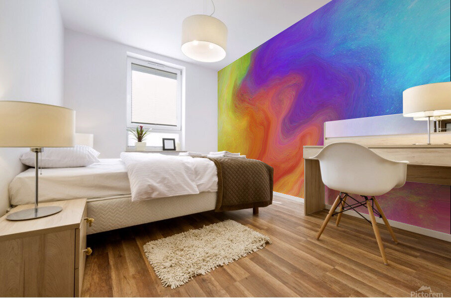 Vibrating  Mural print