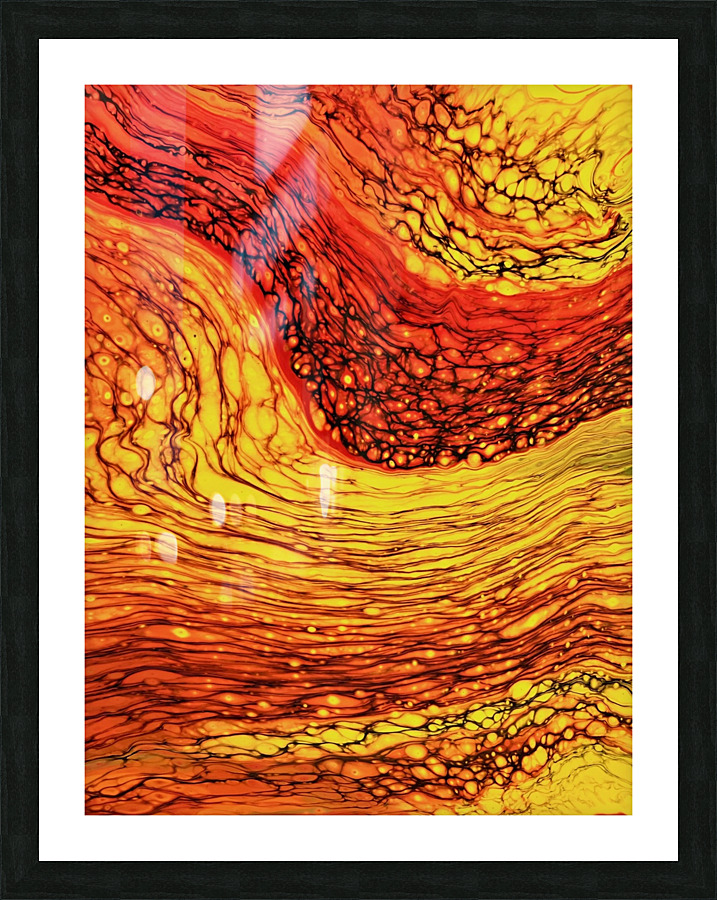 Lava Picture Frame print