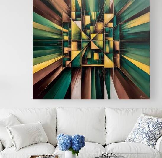 Abstract and Cubist Art: A Study of Paul Klees Dynamic Composition by MossArt