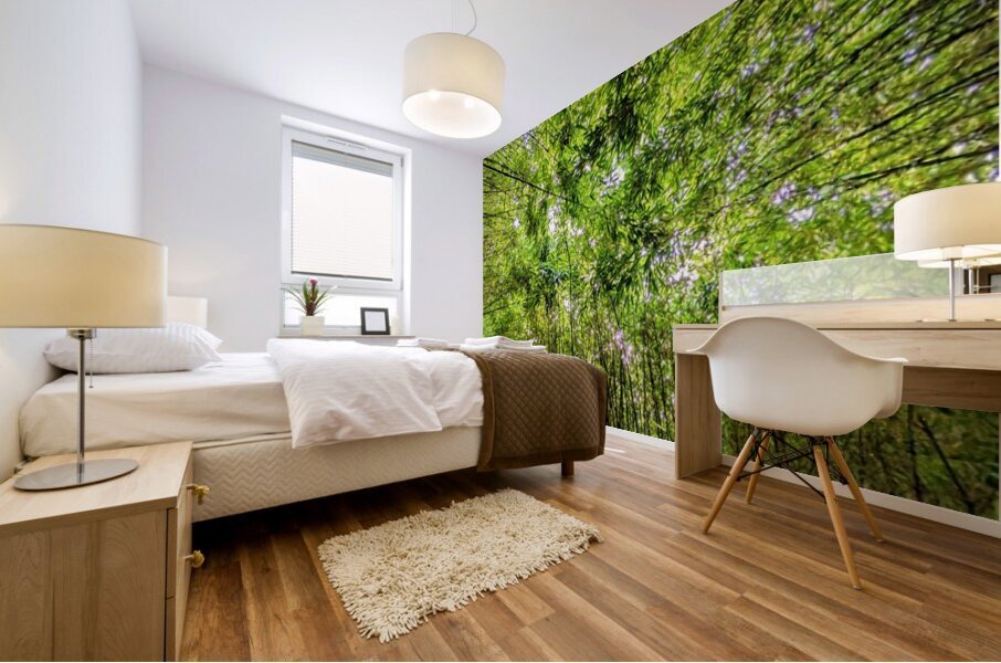 Bamboo forest Mural print