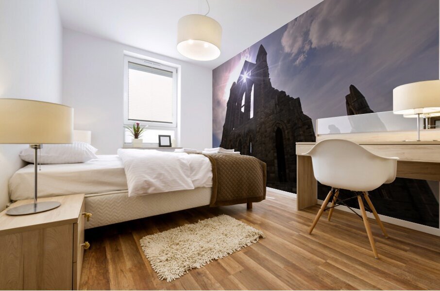 Whitby Abbey Mural print