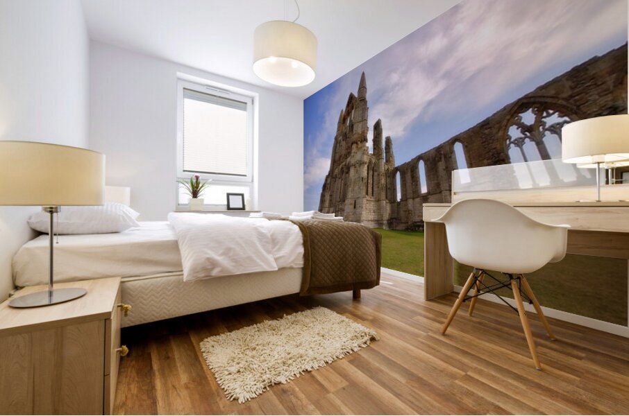 Whitby Abbey Mural print