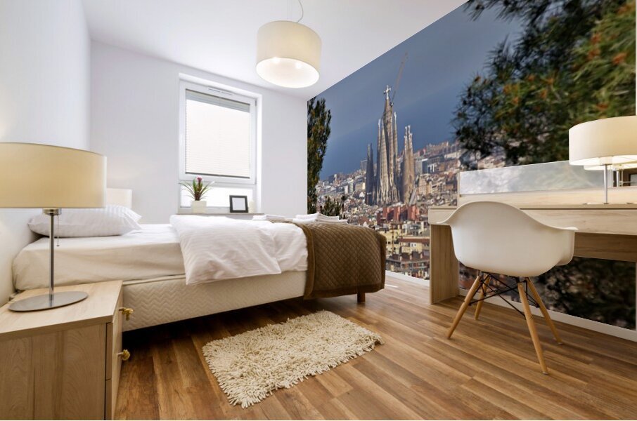 Barcelona Mural print