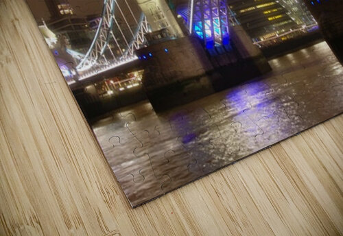 Tower Bridge raised at night Antony Robinson puzzle