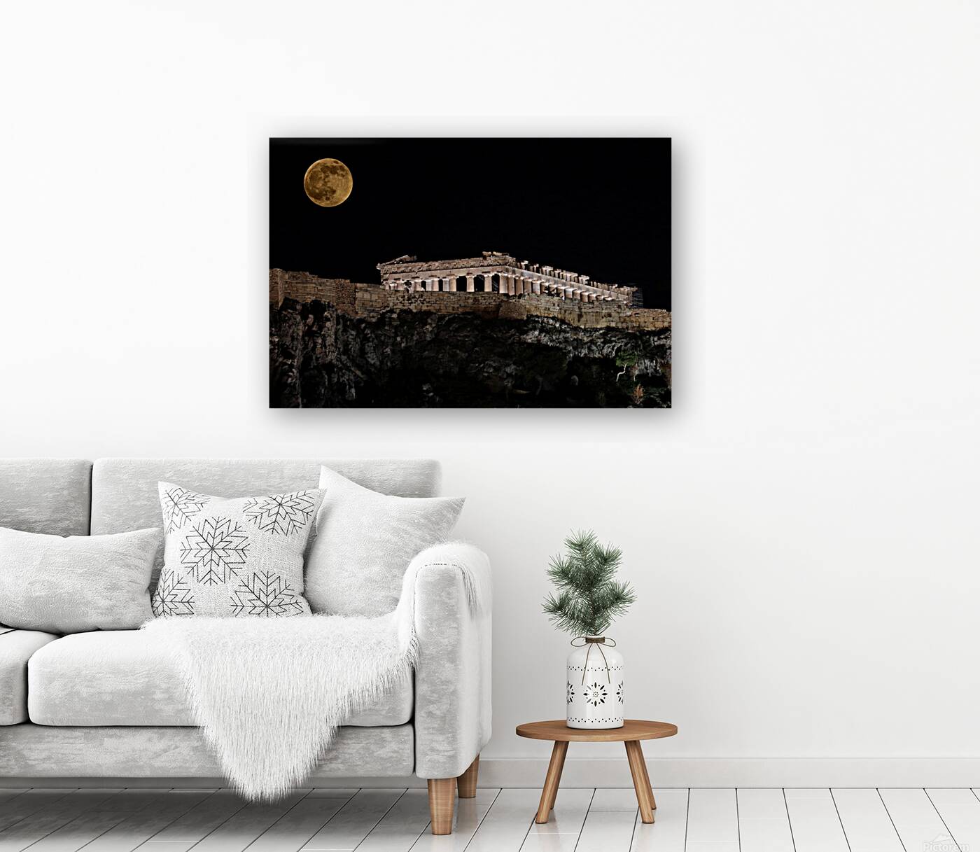 Moonlit Acropolis Reproduction