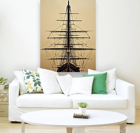 Tall ship rigging at sunrise by Antony Robinson