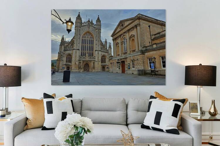 Bath Abbey and Roman Baths Reproduction