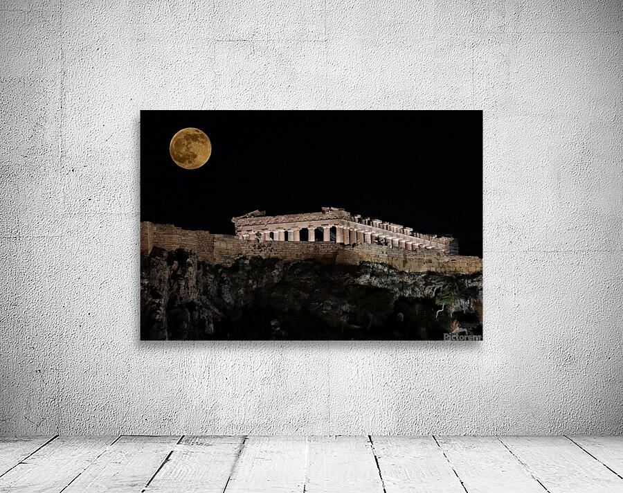 Moonlit Acropolis Wall Preview