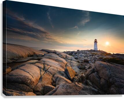 Peggys Cove Canvas Print