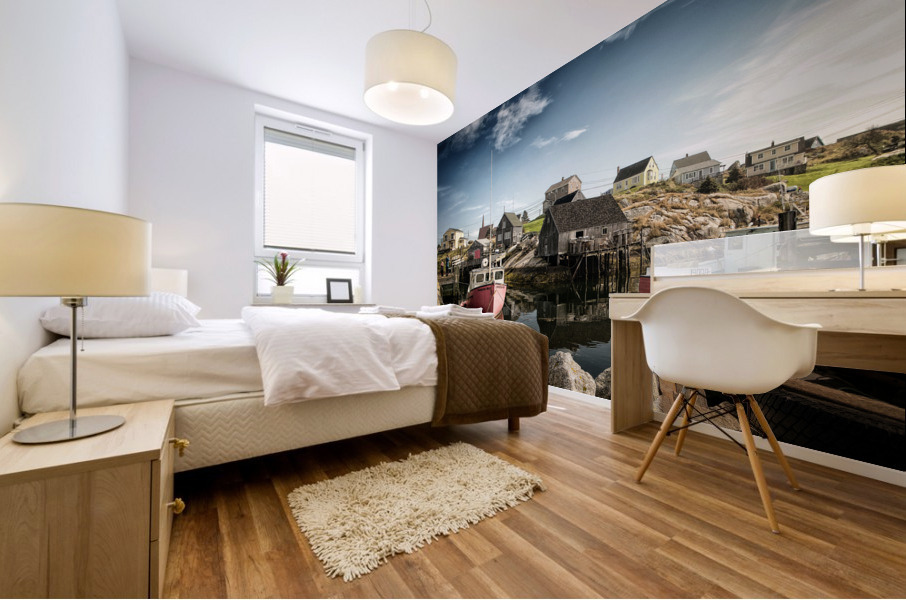 A bon port Mural print