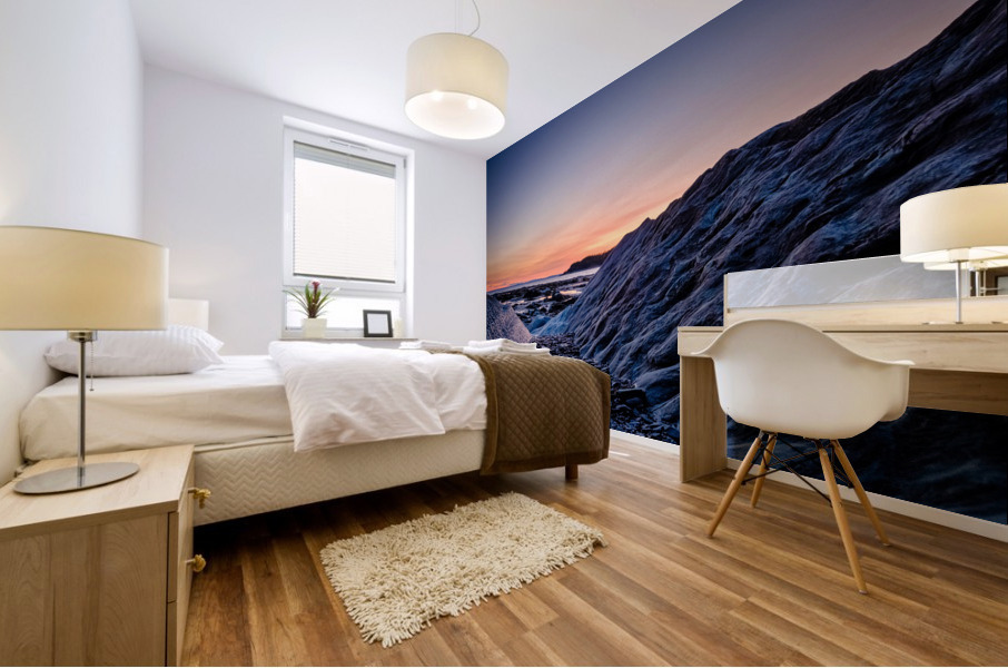 Bleu marin Mural print
