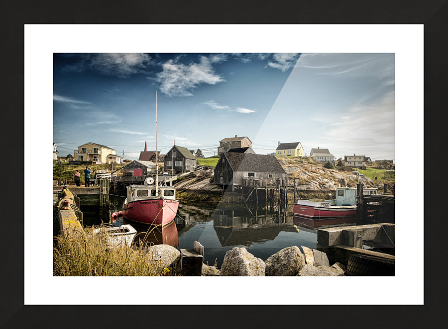 A bon port Picture Frame print