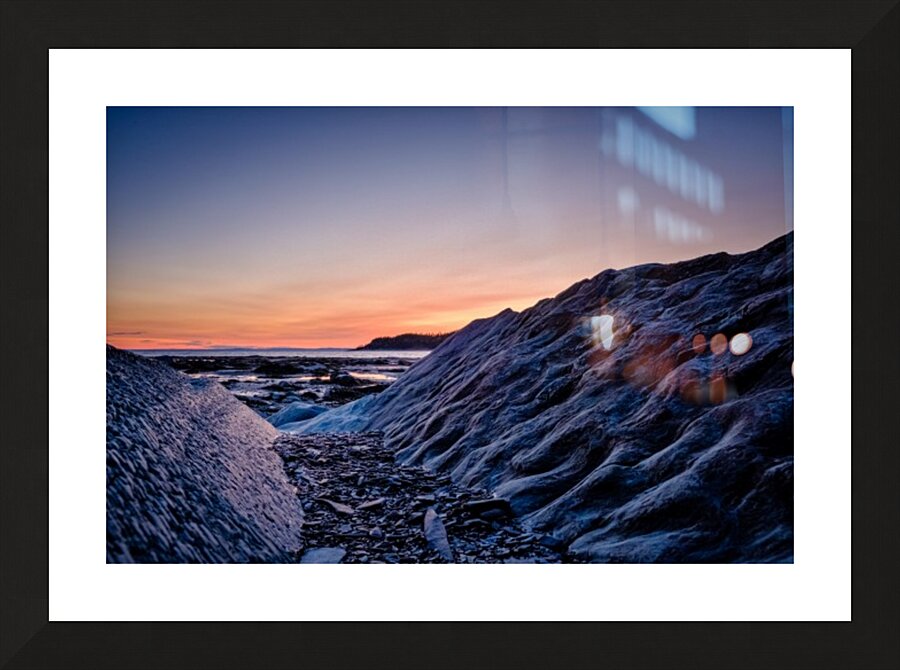 Bleu marin Picture Frame print
