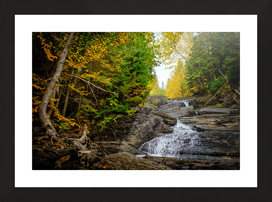 Cascades Sutherland Picture Frame print