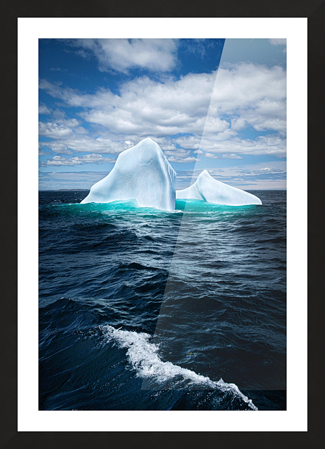 Iceberg Picture Frame print
