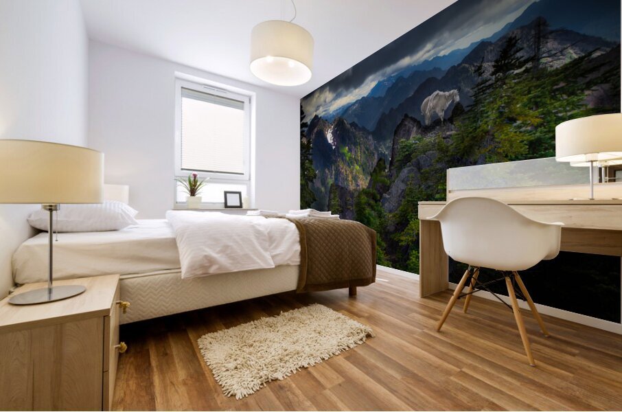 The Nannie Mural print