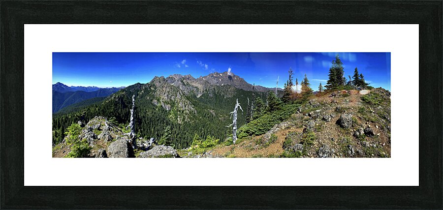 Mt. Constance from Valhalla Picture Frame print