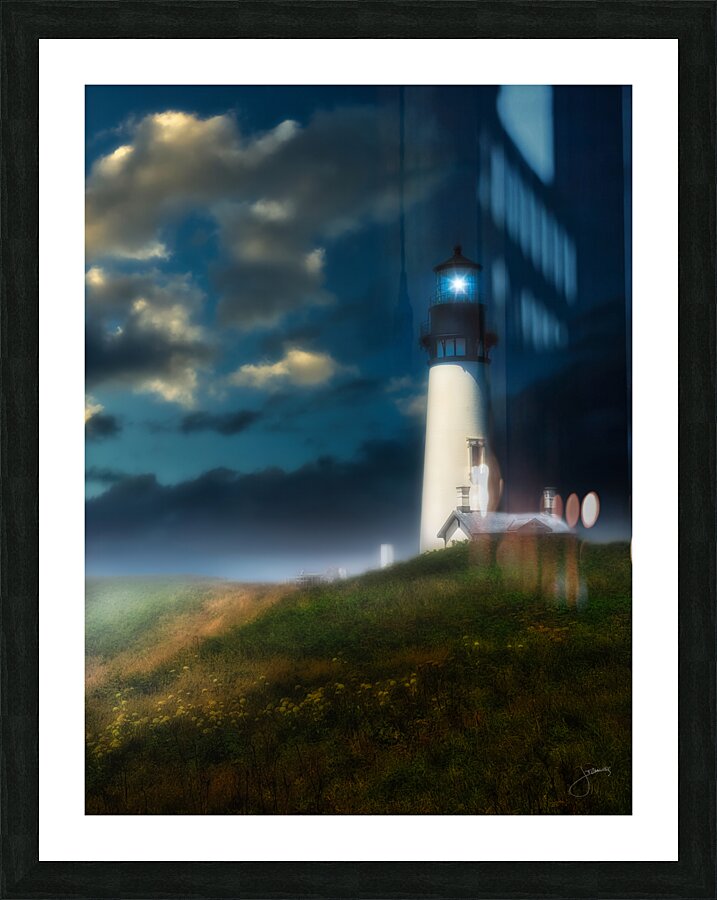 Yaquina Head Lighthouse Picture Frame print