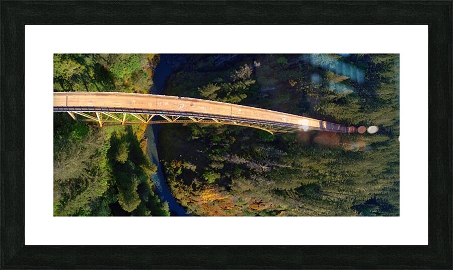 Steel Bridge Picture Frame print