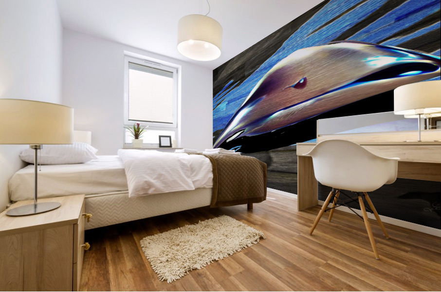 Swim Mural print