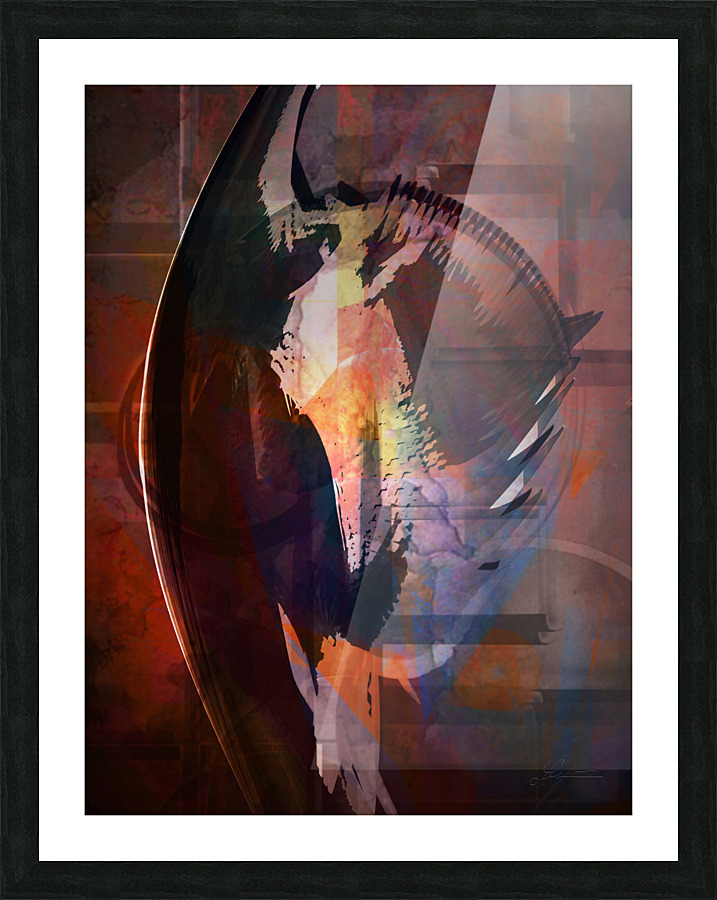 Mane Picture Frame print