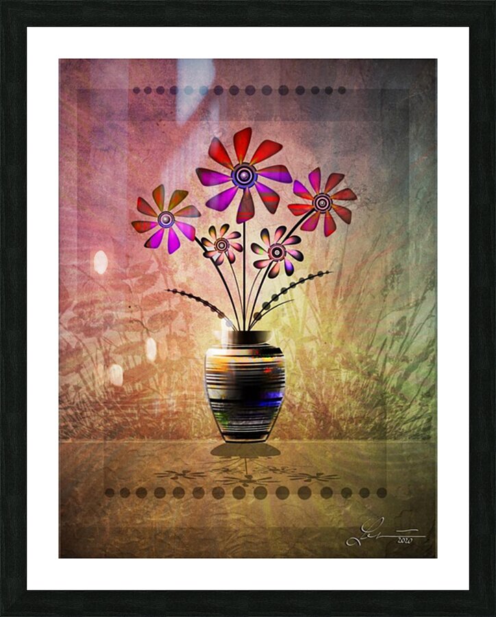 Pinwheel  Picture Frame Printing