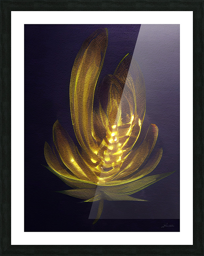 Bloominessent Picture Frame print