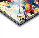 Splattered Mastery Light Dark Acrylic print