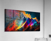 Chromatic Peaks Acrylic Print