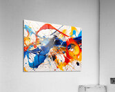 Marbleized Complexity Acrylic Print
