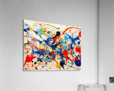 Splattered Mastery Light Dark Acrylic Print