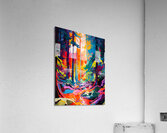 Vibrant Precisionist Forest Acrylic Print