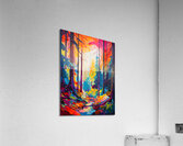 Hyper Detailed Sunset Woods Acrylic Print