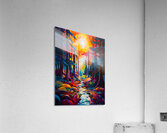 Fauvist Sunset Forest Acrylic Print