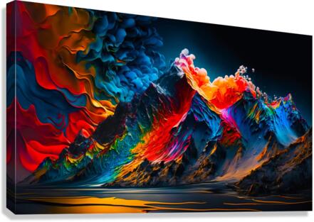 Sculpted Horizons Canvas Print