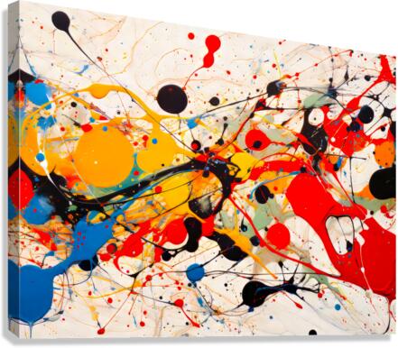Reiffel Hamaguchi Shape Contrast Canvas Print