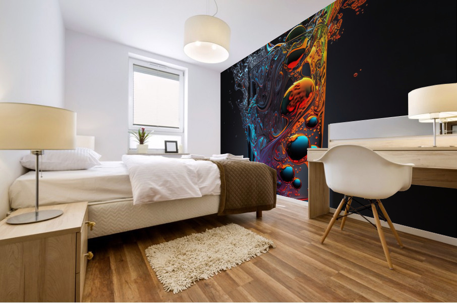 Splash Spectrum Mural print