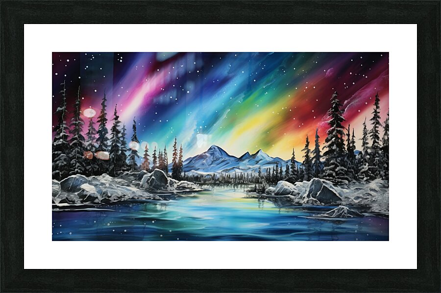 Aurora Mirage Picture Frame print