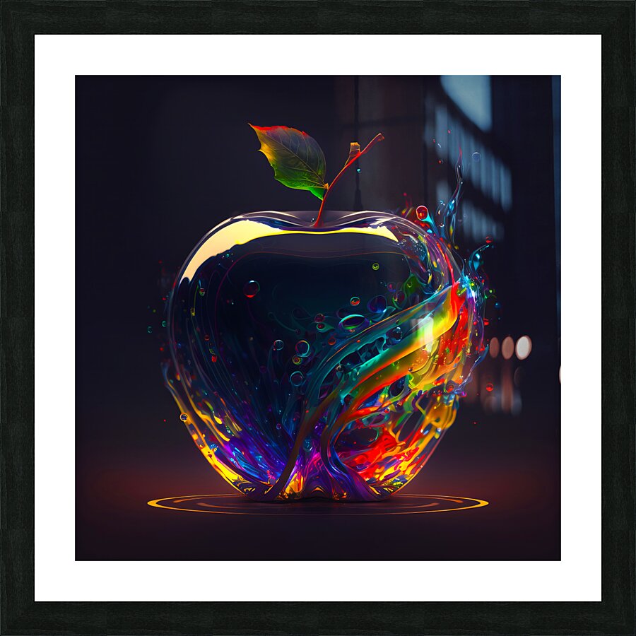 Glassed Orchard Picture Frame print