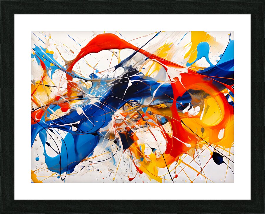 Marbleized Complexity Picture Frame print